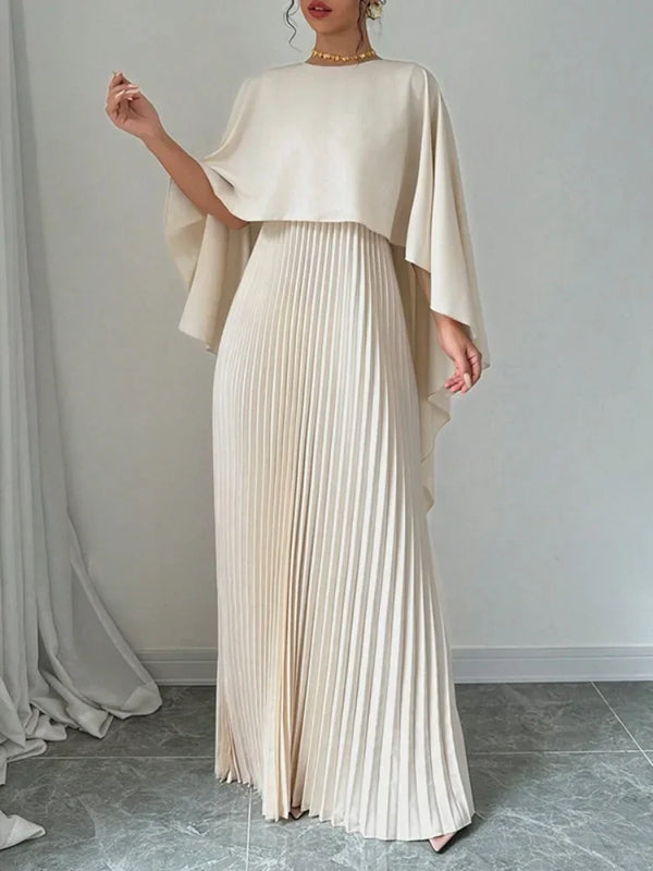 Flowing Pleated Maxi Dress