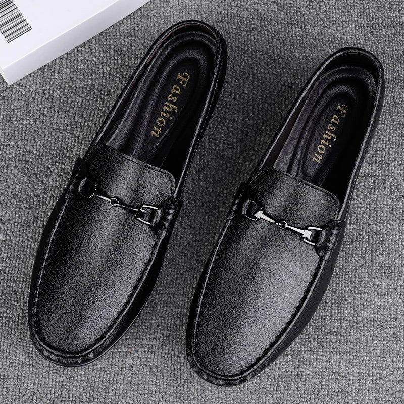 Mens Casual Leather Loafers