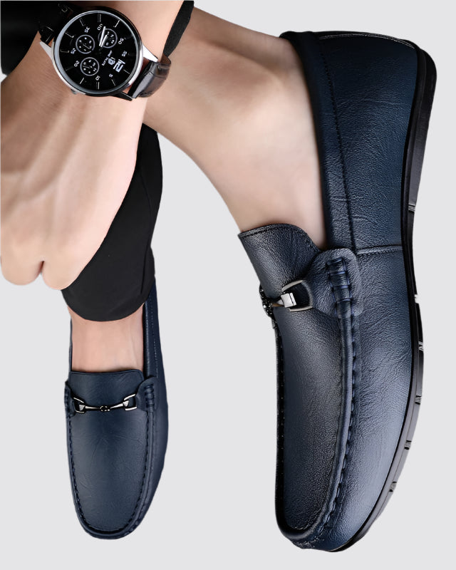 Mens Casual Leather Loafers