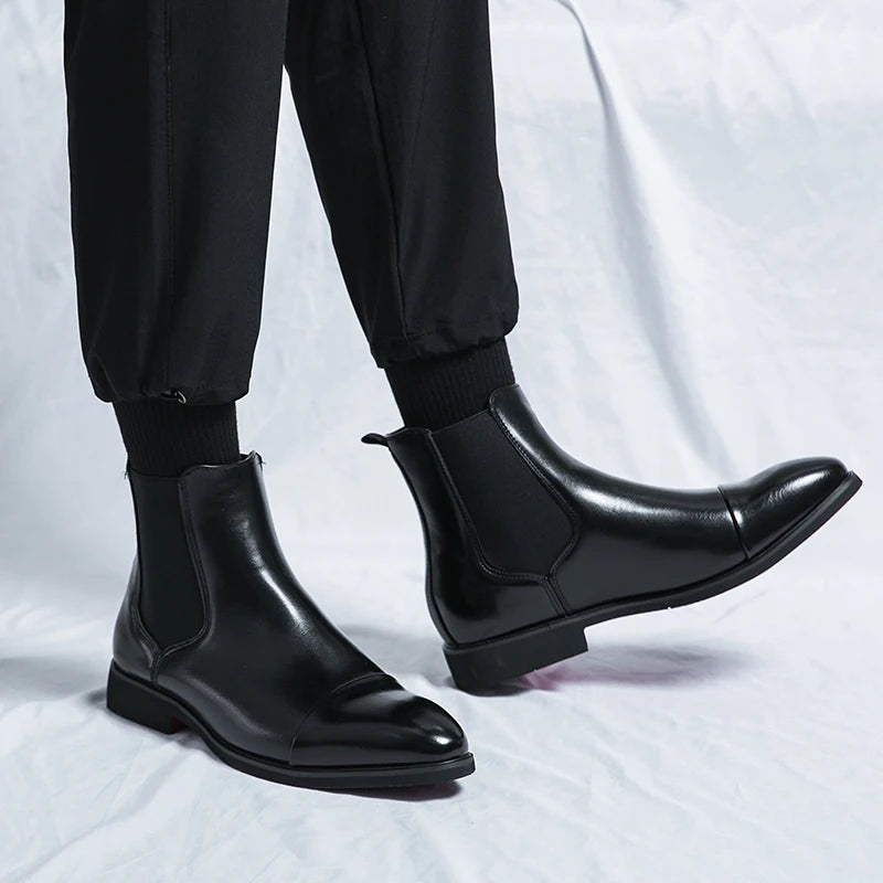 Black Classic Chelsea Boots