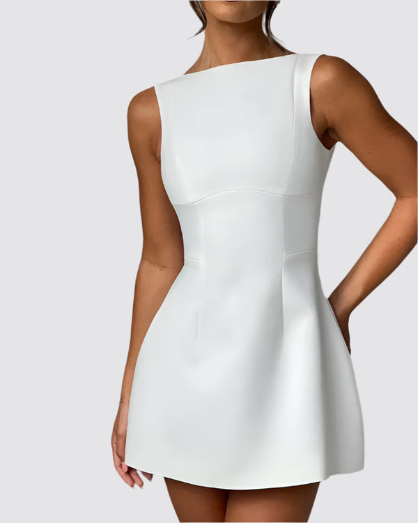 Backless Slim Mini Dress