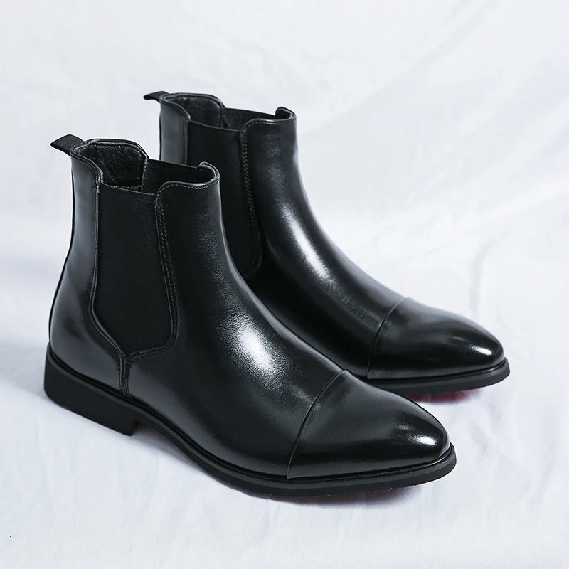 Black Classic Chelsea Boots