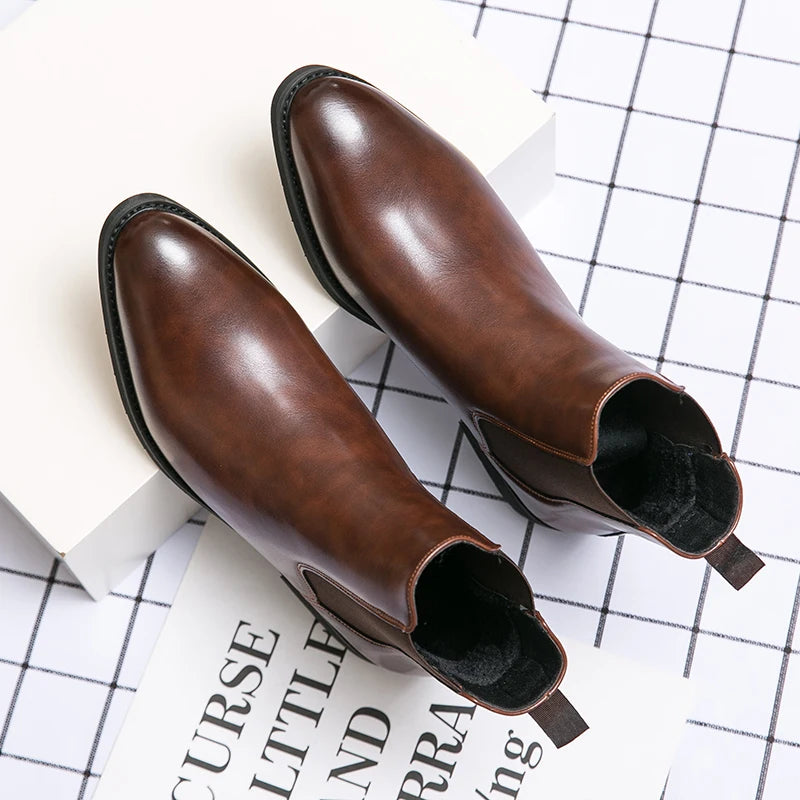 Brown Classic Chelsea Boots