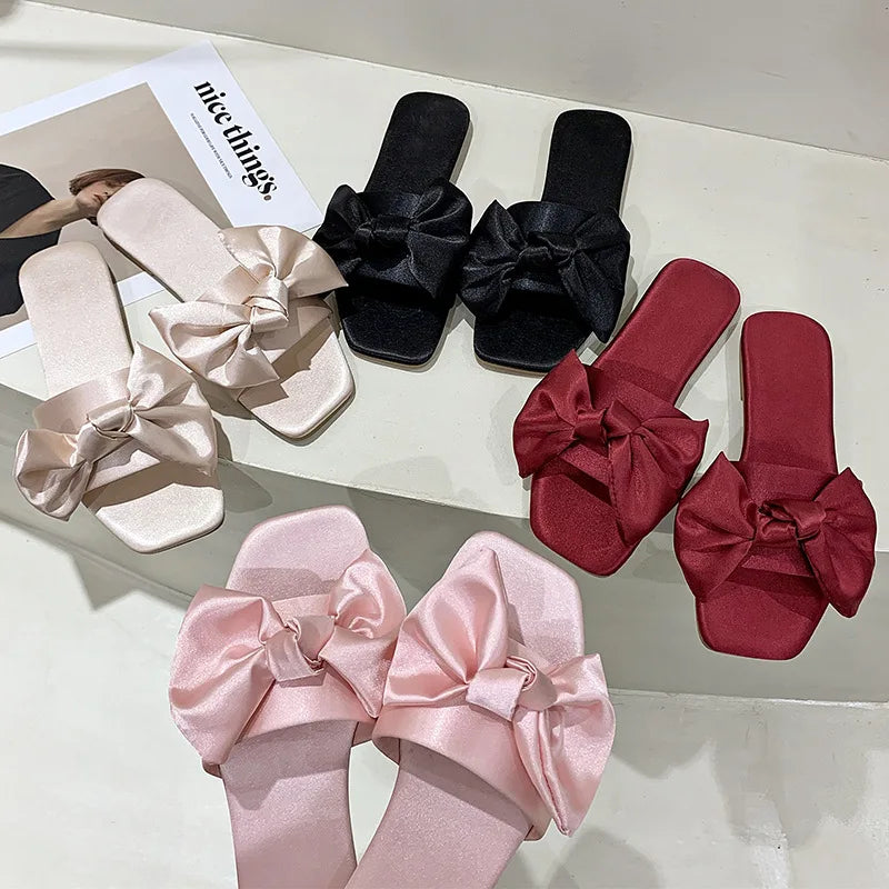 Kimono Butterfly-Knot Slippers