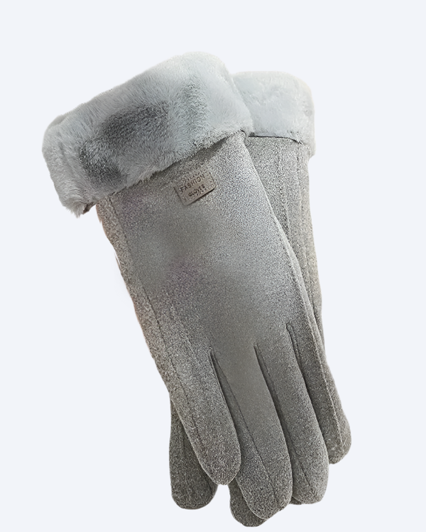 Plush Suede Gloves