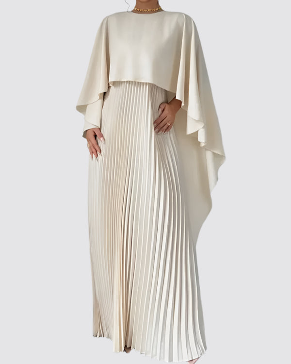 Flowing Pleated Maxi Dress