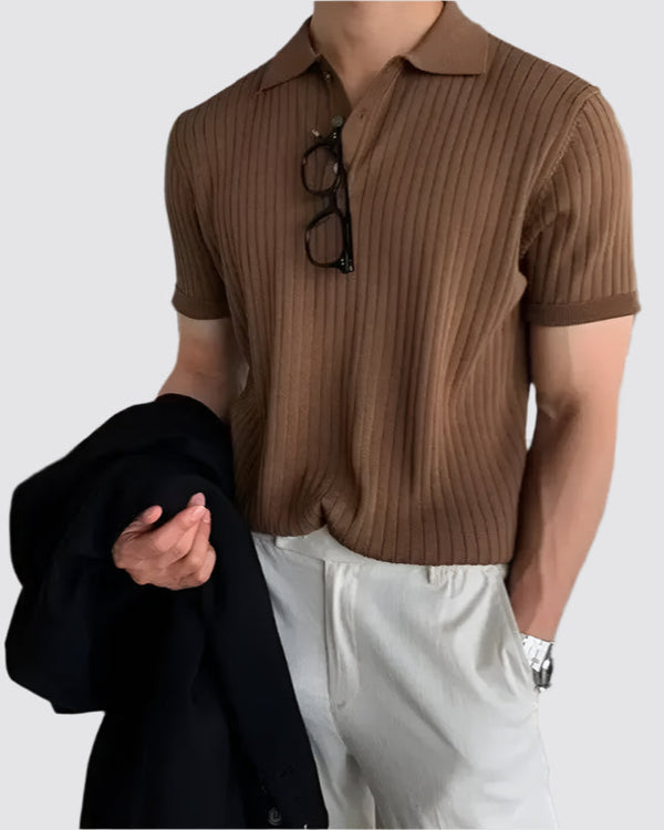 Casual Summer Knitted Polo