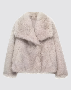 Casual Faux Fur Coat