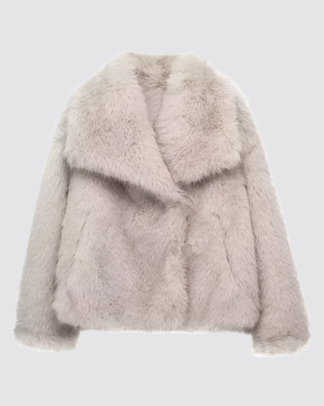 Casual Faux Fur Coat