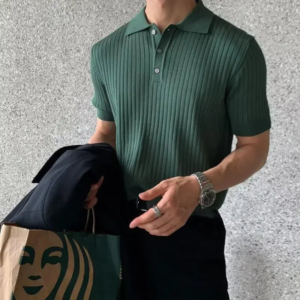 Casual Summer Knitted Polo