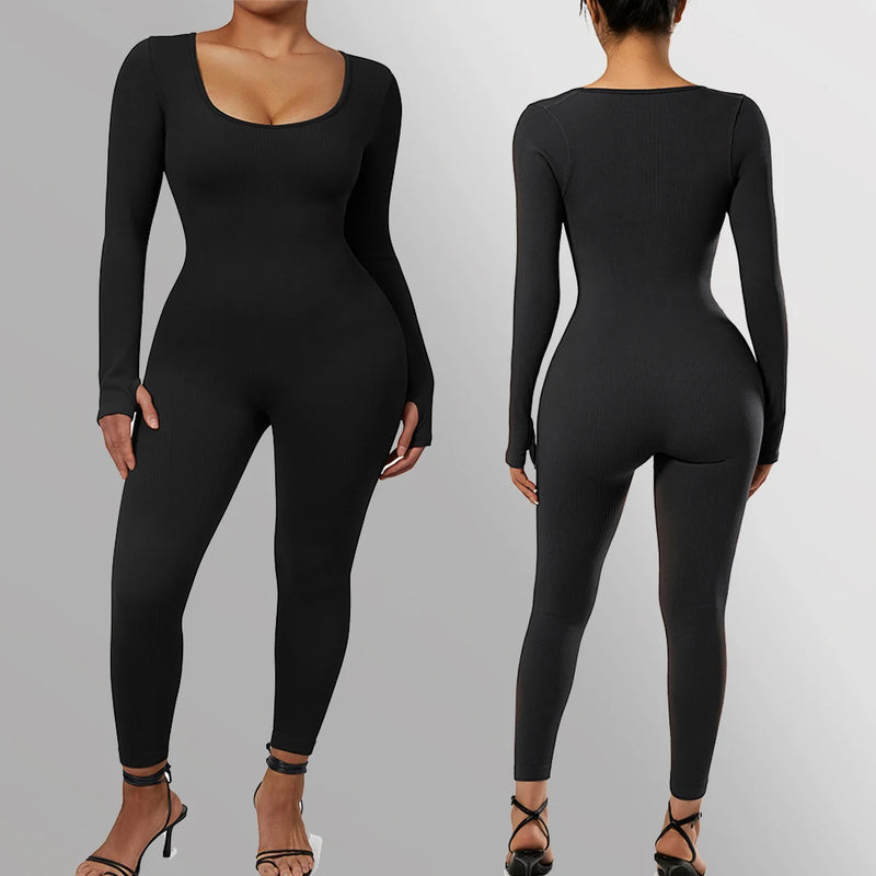 Body-Hugging Jumpsuit