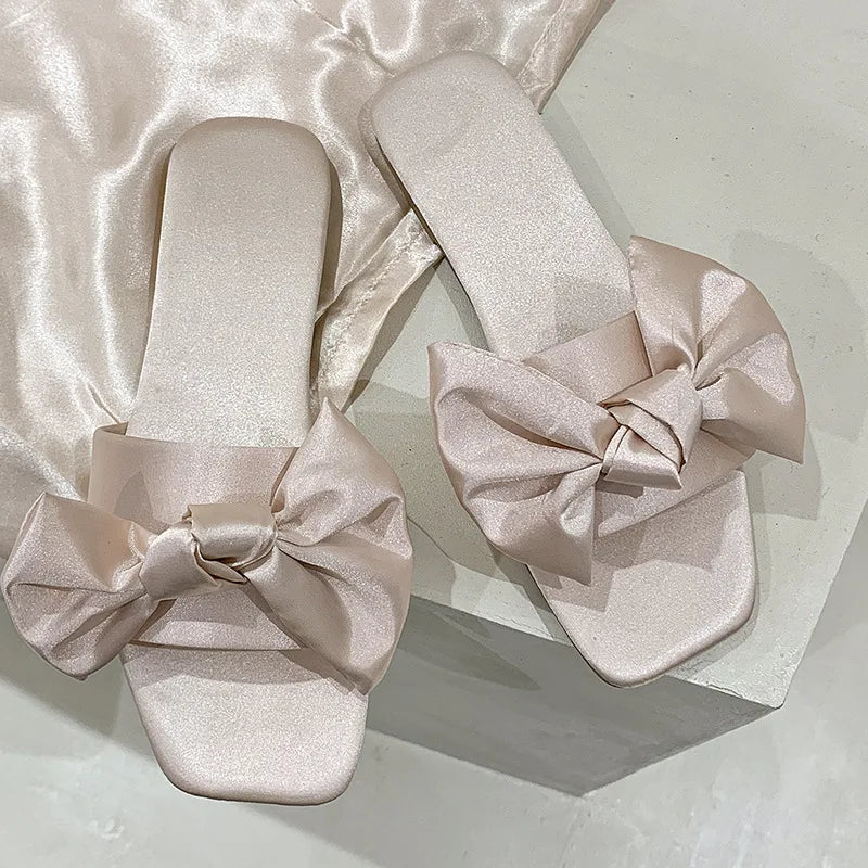 Kimono Butterfly-Knot Slippers