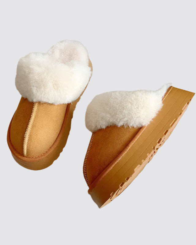 Fur Plush Luxury Slides