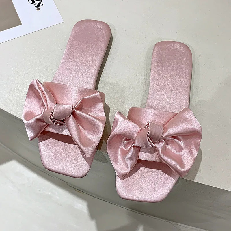 Kimono Butterfly-Knot Slippers