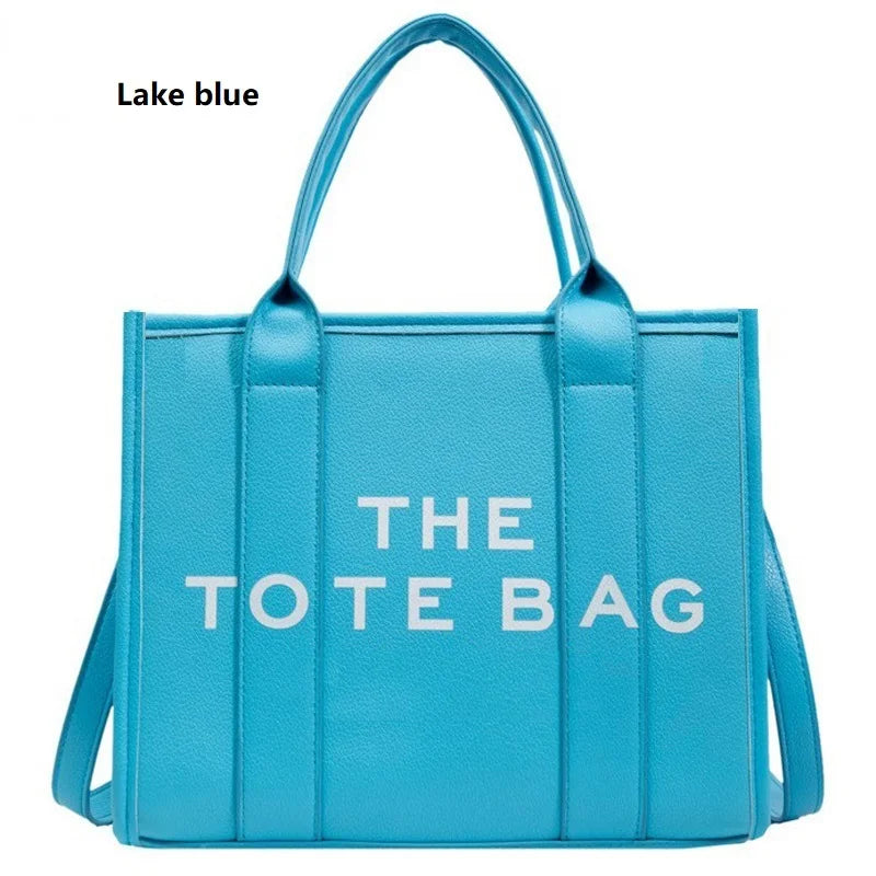 "The Tote Bag" Leather look Satchel Purse