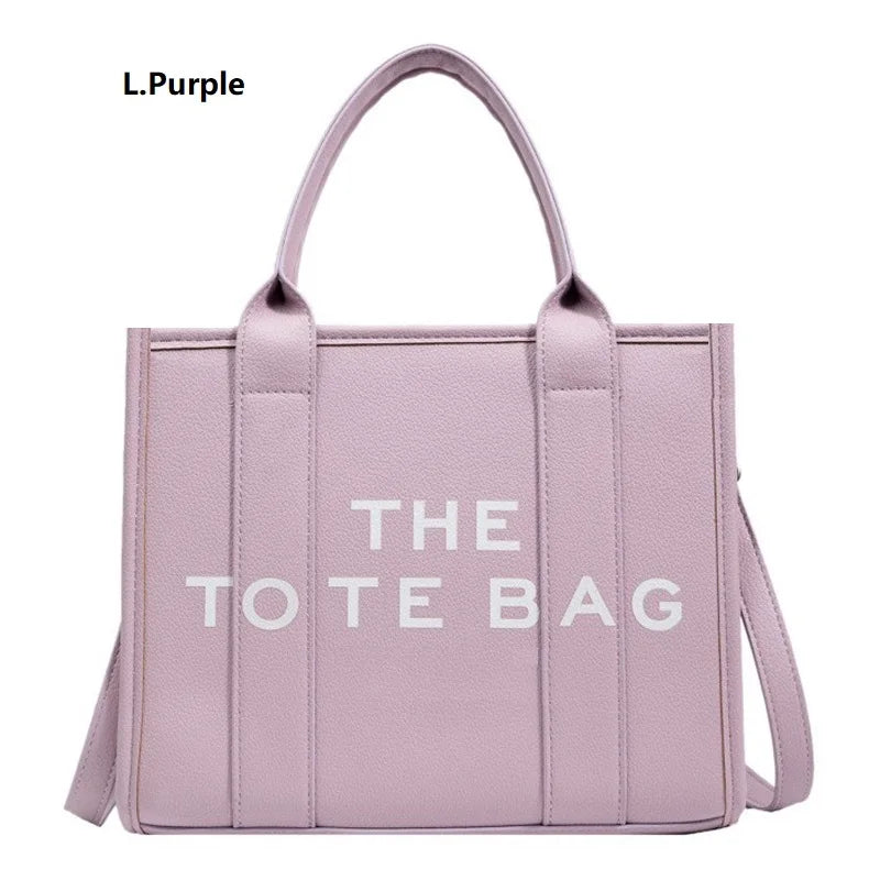 "The Tote Bag" Leather look Satchel Purse