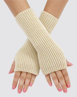 Knitted Fingerless Mittens