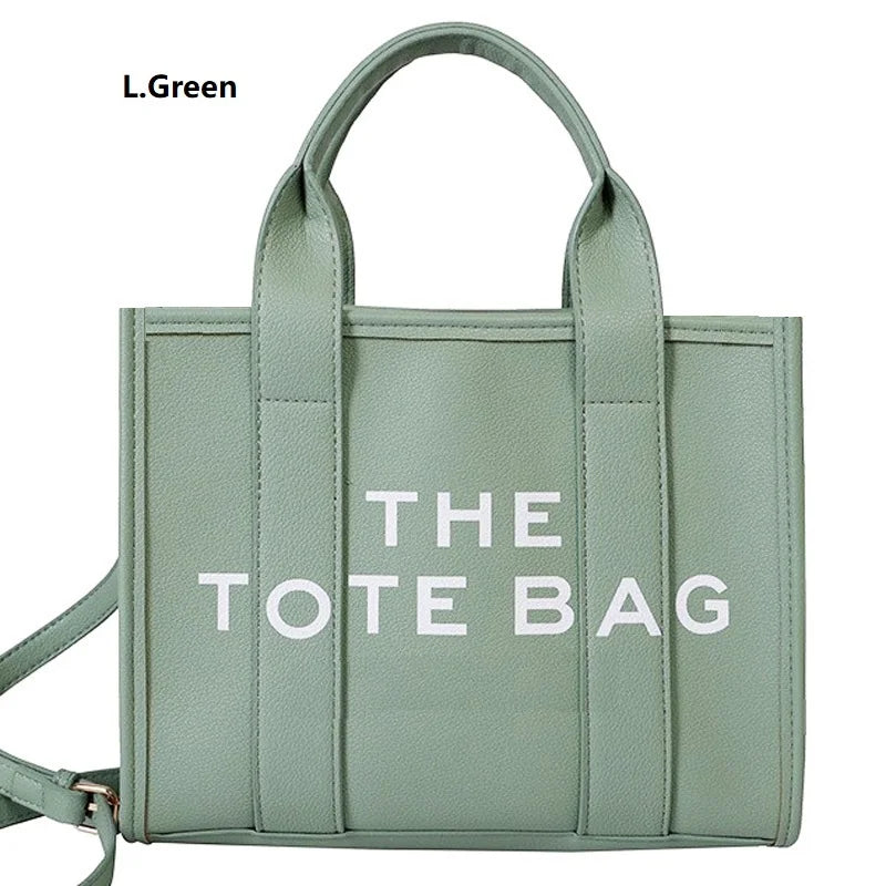 "The Tote Bag" Leather look Satchel Purse