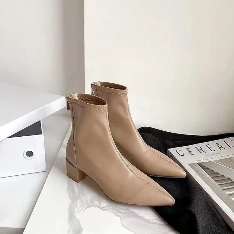 Pointed Ankle Boots