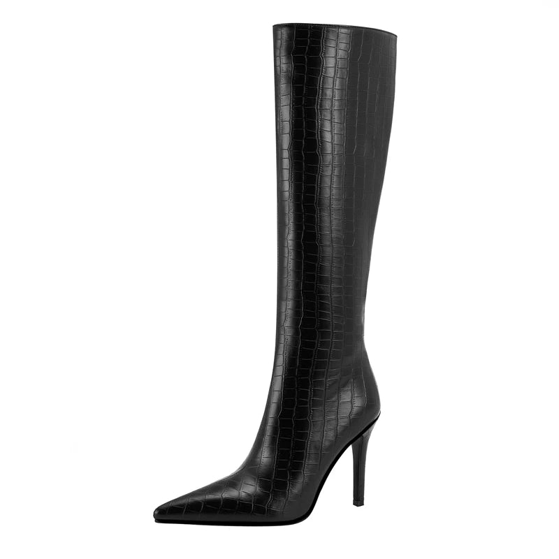 High Heel Pointed Long Boots